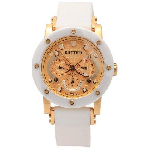 Rhythm (Japan) Stainless Steel Sapphire Glass (Scratch Resistant) Ceramic 10 ATM Wrist Watch Case Size Ø40X12.1mm